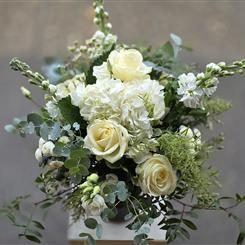 Ivory Grace vase arrangement 