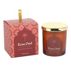 Rose Oud Scented Candle